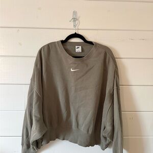 Nike Khaki Crewneck Sweatshirt